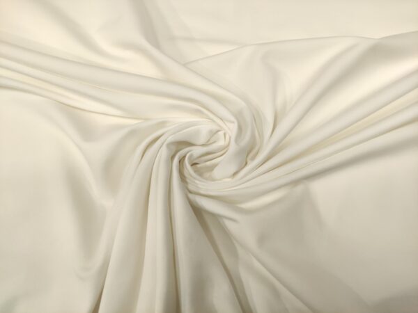 Tessuto Felpa estiva di Cotone in tinta unita bianco