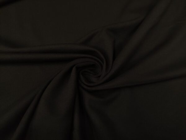 Tessuto Felpa estiva di Cotone in tinta unita nero