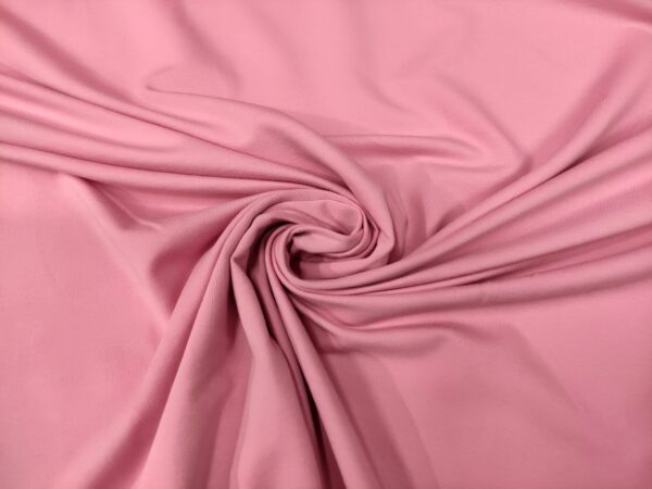 Tessuto Felpa estiva di Cotone in tinta unita rosa