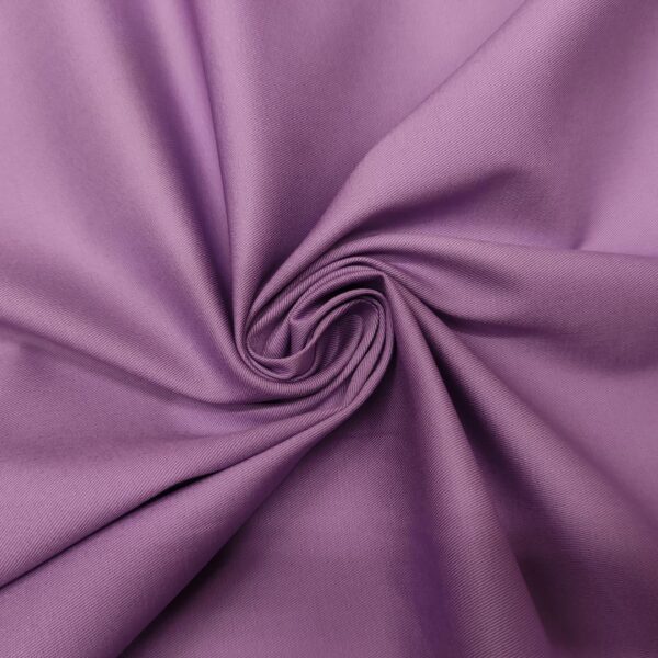 Tessuto Gabardine di cotone tinta unita lilla