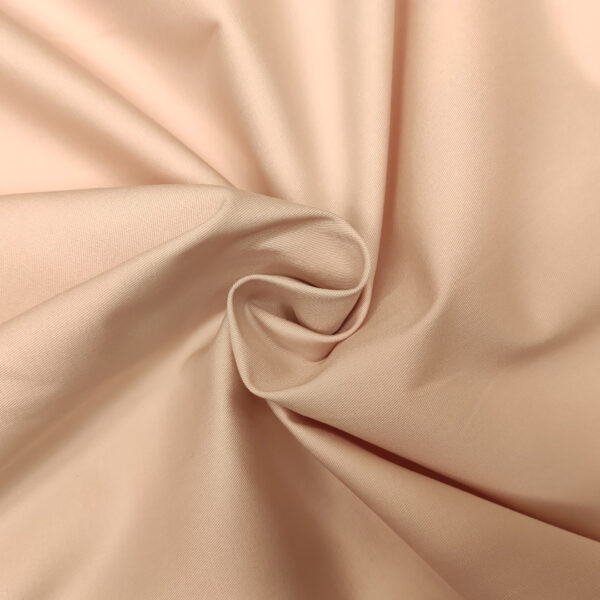Tessuto Gabardine di cotone tinta unita rosa