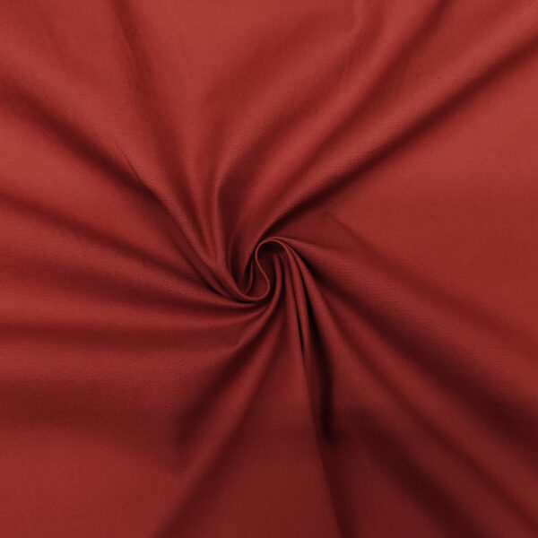 Tessuto Gabardine di cotone tinta unita coccio
