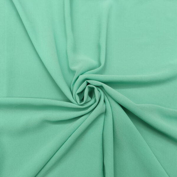 Tessuto Georgette tinta unita acquamarina