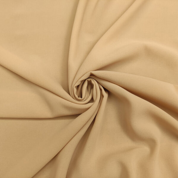 Tessuto Georgette tinta unita beige
