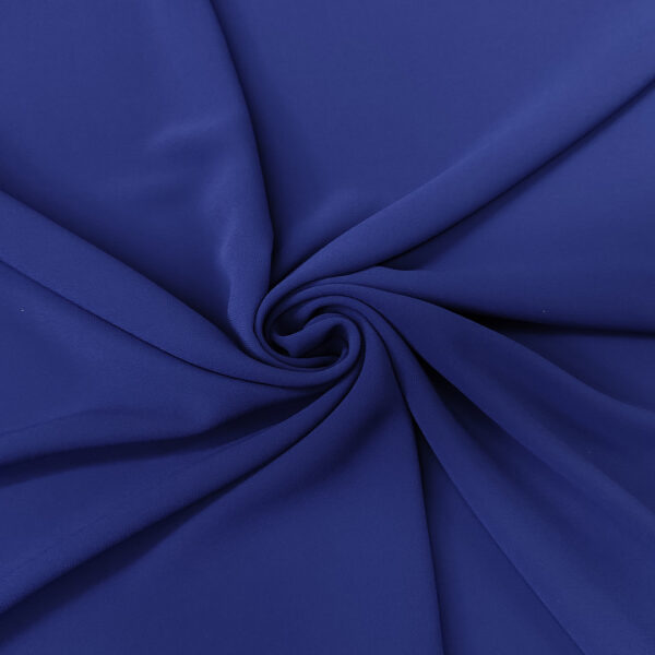 Tessuto Georgette tinta unita blu navy