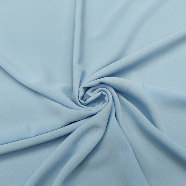 Tessuto Georgette tinta unita celeste
