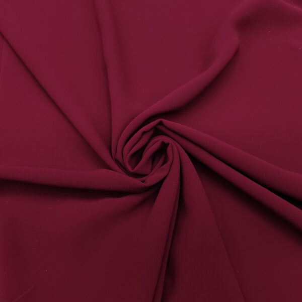 Tessuto Georgette tinta unita ciliegio