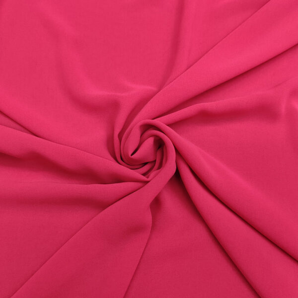 Tessuto Georgette tinta unita fucsia