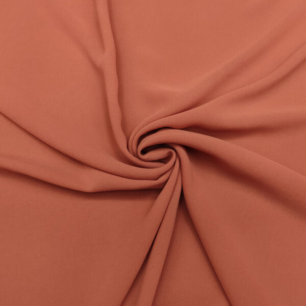 Tessuto Georgette tinta unita rosa antico