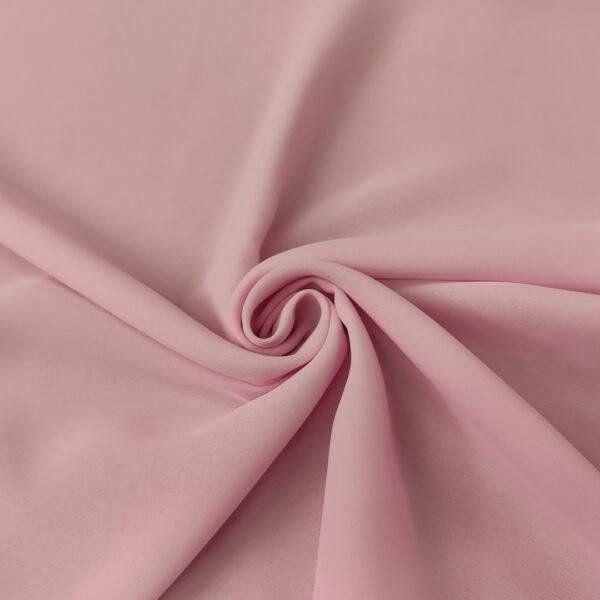 Tessuto Georgette tinta unita rosa baby