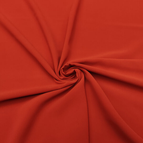 Tessuto Georgette tinta unita ruggine