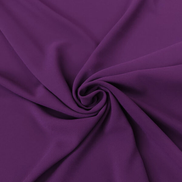 Tessuto Georgette tinta unita viola