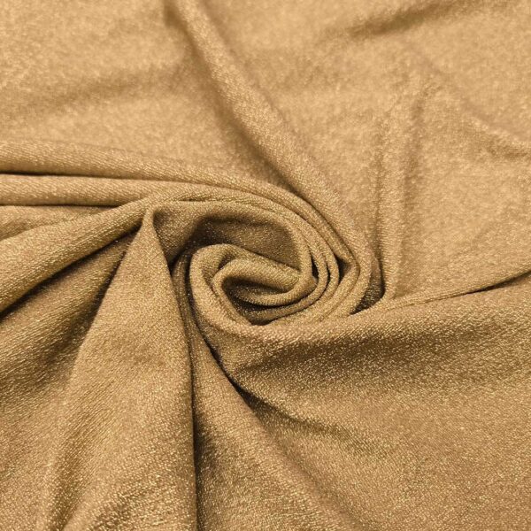 Tessuto Jersey lurex tinta unita oro