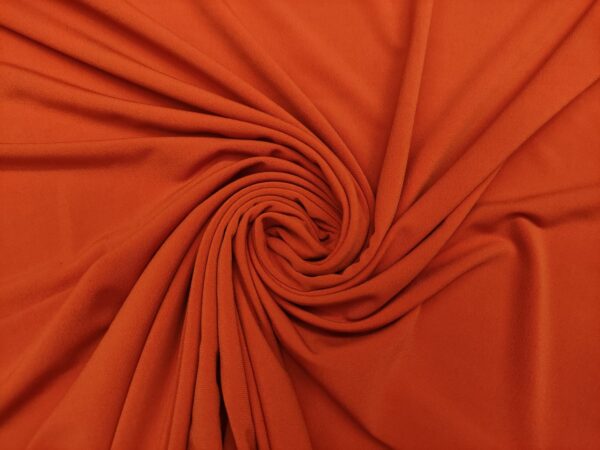 Tessuto Jersey leggero in tinta unita arancione