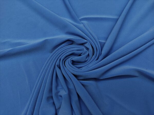 Tessuto Jersey leggero in tinta unita azzurro
