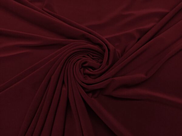 Tessuto Jersey leggero in tinta unita bordeaux