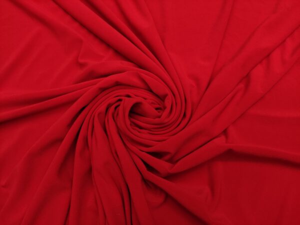 Tessuto Jersey leggero in tinta unita rosso