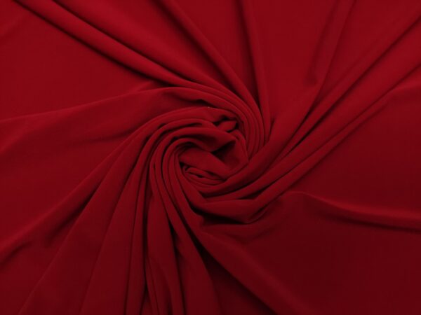 Tessuto Jersey leggero in tinta unita rosso scuro