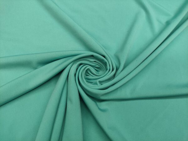 Tessuto Jersey leggero in tinta unita verde tiffany