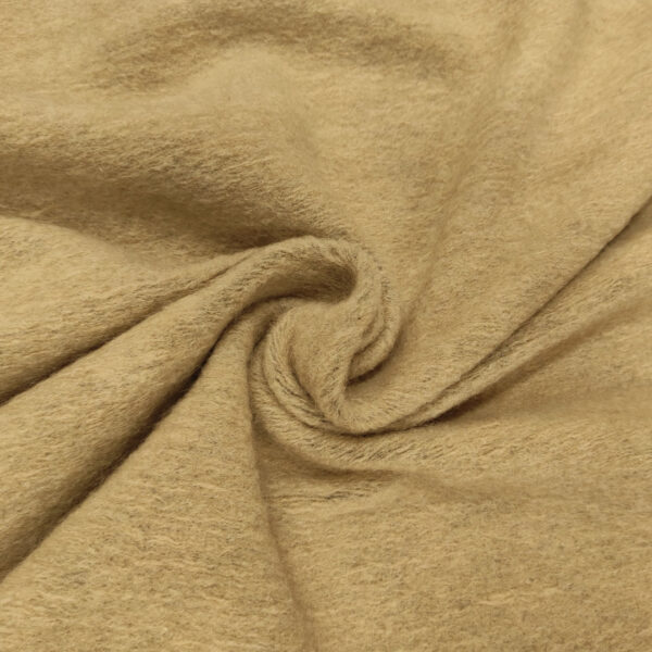 Tessuto Lana Cotta tinta unita beige