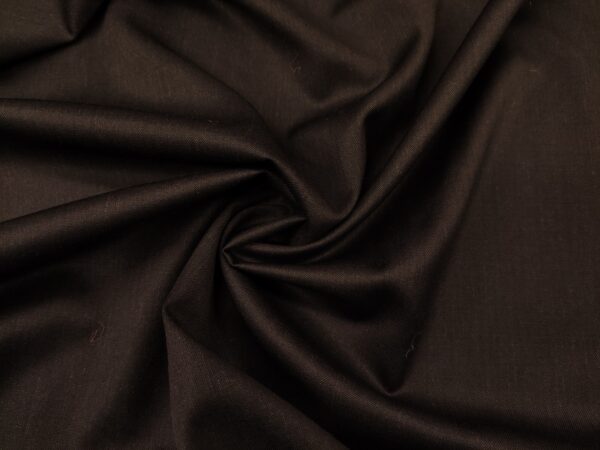 Tessuto fresco lana in tinta unita grigio scuro