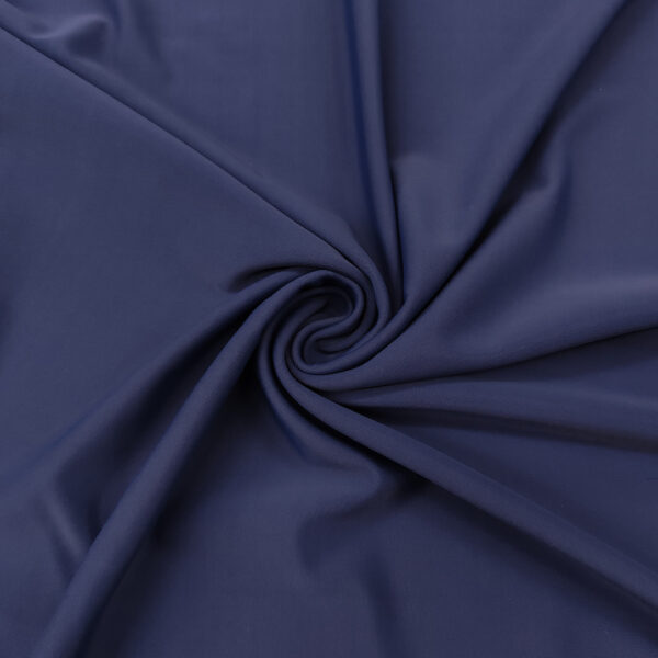 Tessuto Lycra opaca in tinta unita blu