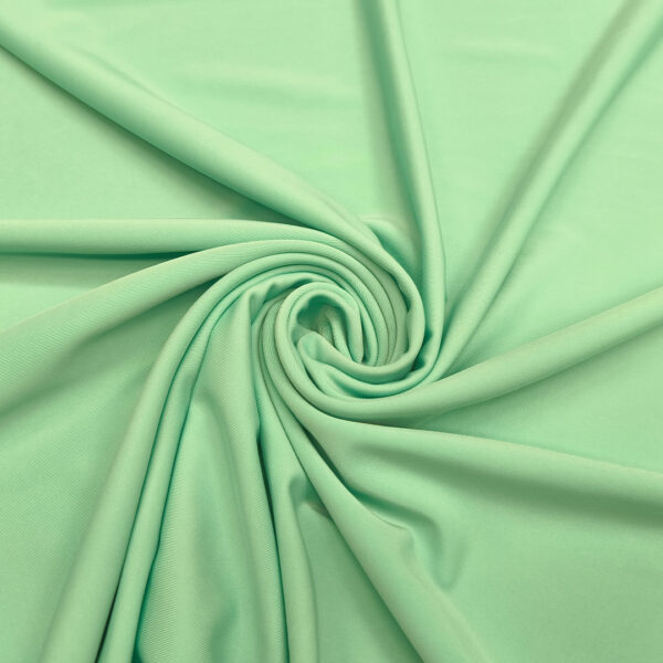 Tessuto Lycra tinta unita menta