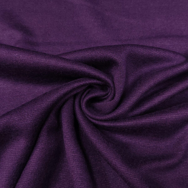 Tessuto Maglia Mano Cashmere in tinta unita viola
