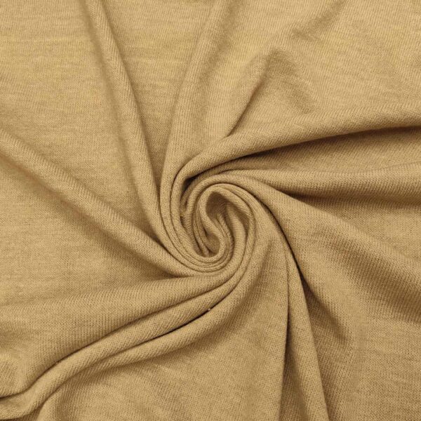 Tessuto Maglia Mano Lana Angoretta in tinta unita beige