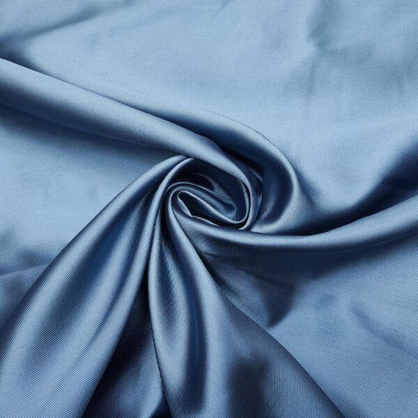 Tessuto Mikado tinta unita avio