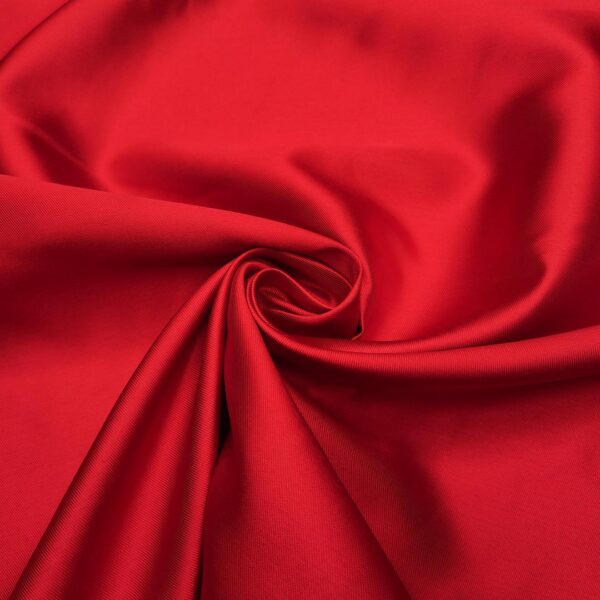 Tessuto Mikado tinta unita rosso