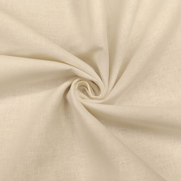 Tessuto Misto Lino in tinta unita bianco seta