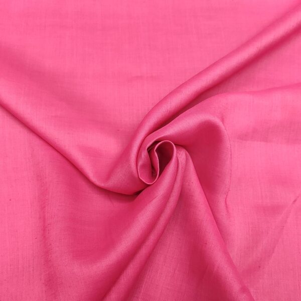Tessuto Misto Lino in tinta unita fucsia