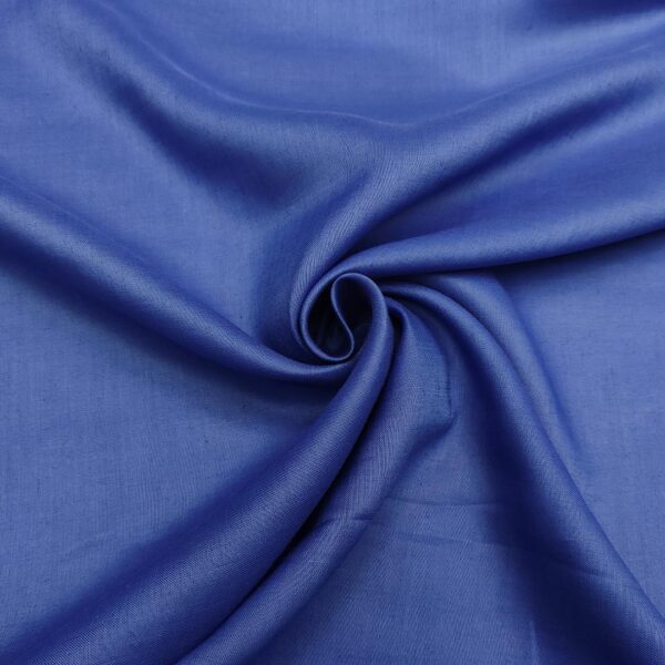 Tessuto Misto Lino in tinta unita royal