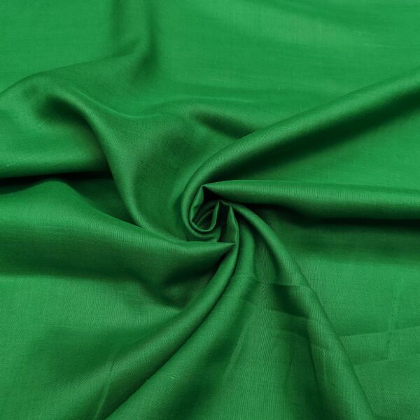 Tessuto Misto Lino in tinta unita verde prato