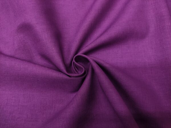 Tessuto Misto Lino in tinta unita viola