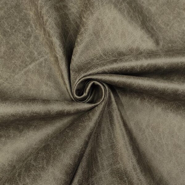 Tessuto per rivestimenti Nabuk idrorepellente effetto invecchiato scamosciato tinta unita grigio