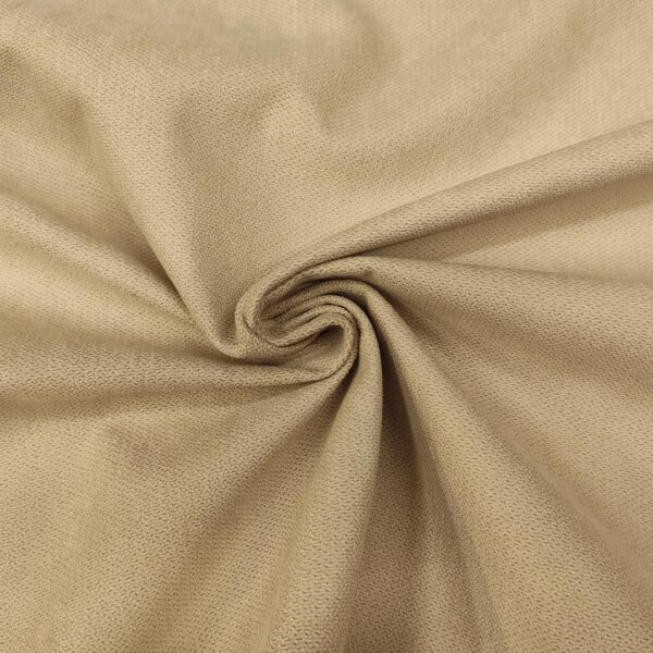 Tessuto per rivestimenti Nabuk idrorepellente effetto scamosciato tinta unita avorio