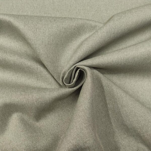 Tessuto per rivestimenti Panama idrorepellente tinta unita grigio chiaro