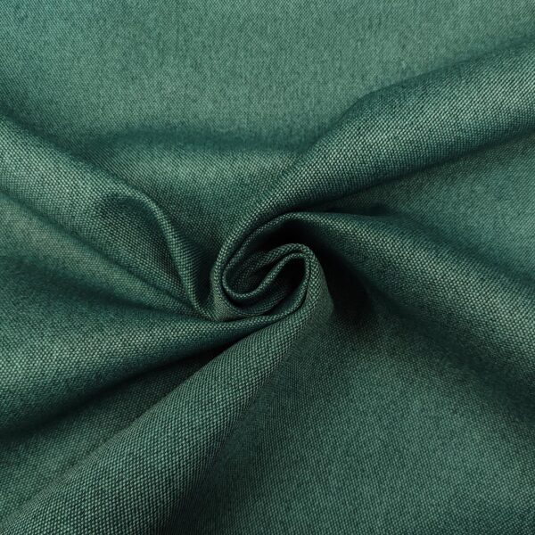 Tessuto per rivestimenti Panama idrorepellente tinta unita verde ottanio