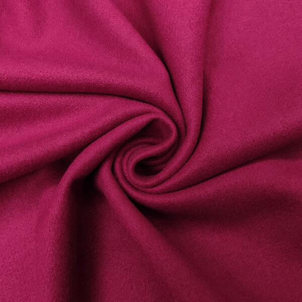 Tessuto per cappotto Panno a maglia tinta unita azalea