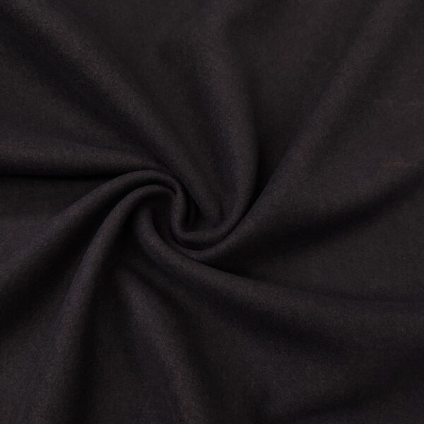 Tessuto per cappotto Panno a maglia tinta unita blu notte