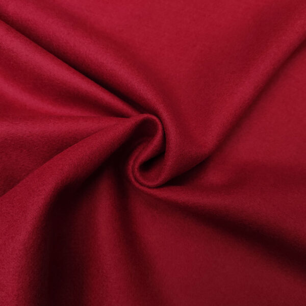Tessuto per cappotto Panno a maglia tinta unita bordeaux