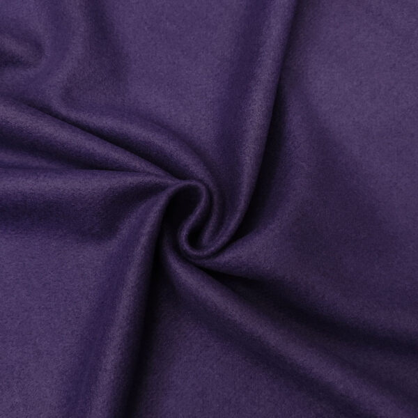 Tessuto per cappotto Panno a maglia tinta unita viola