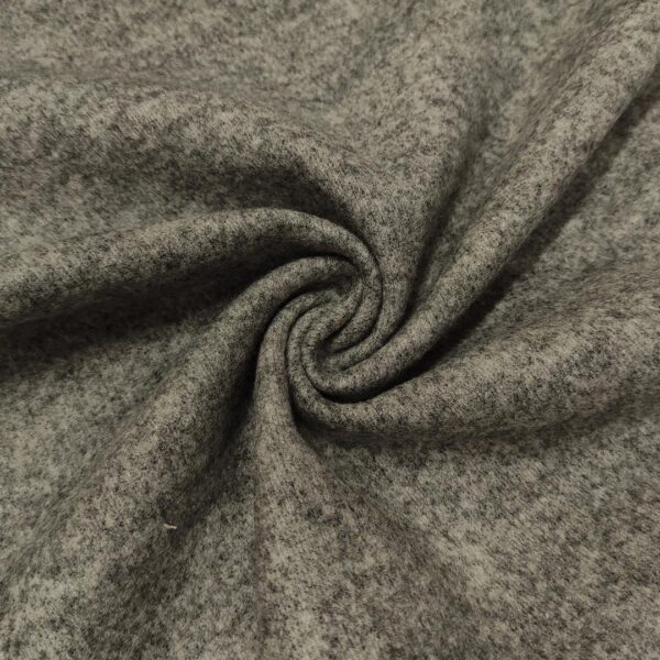 Tessuto per cappotto  Panno tinta unita grigio chiaro