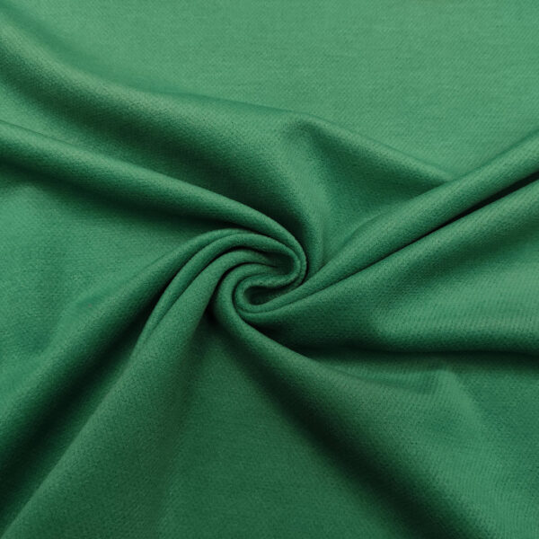 Tessuto per cappotto mano cashmere tinta unita verde smeraldo