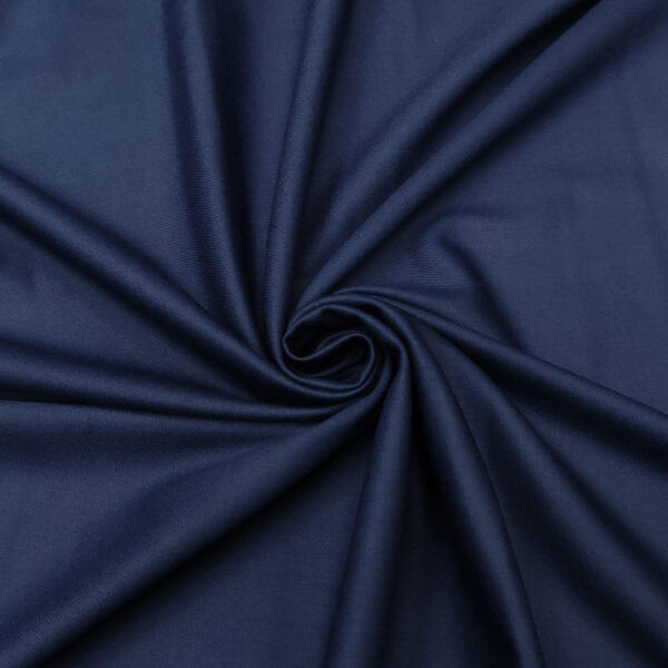 Tessuto Pettinato tinta unita blu navy