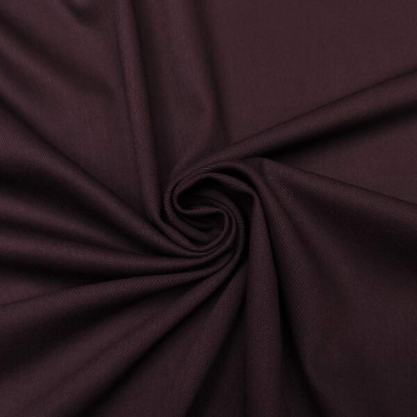 Tessuto Pettinato elasticizzato tinta unita prugna