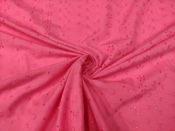 Tessuto Sangallo in tinta unita fucsia