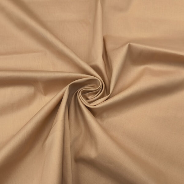 Tessuto Popeline di cotone in tinta unita rosa cipria